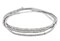 The Bead Chest Silver Heishi Beads 3mm, Full Strand of Quality Metal Spacers for DIY Jewelry Design